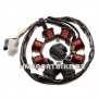 STATOR PICK UP ALLUMAGE GY6 50cc 4T 8 BOBINES PEUGEOT V-CLIC KISBEE KYMCO TNT ROMA CHINOIS BAOTIAN