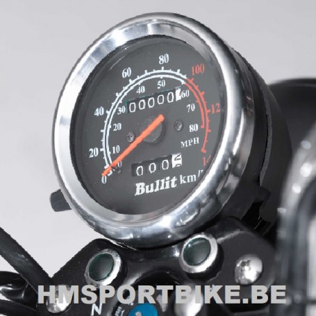 COMPTEUR COMPLET AVEC SUPPORT BULLIT HUNT 125 CAFE-RACER SCRAMBLER