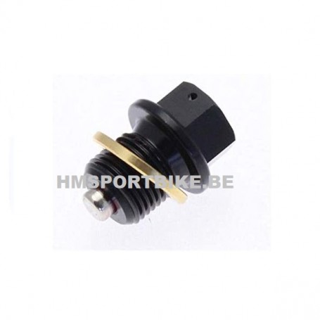 BOUCHON DE VIDANGE AIMANTE NOIR DAX DAYTONA LIFAN YX SKYTEAM ZHENHUA TNT CITY JINCHENG M12 X 1.5