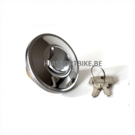 BOUCHON RESERVOIR CHROME A CLEFS TYPE YAMAHA FS1