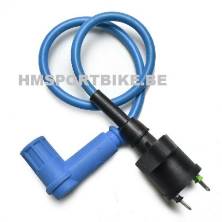 BOBINE ALLUMAGE HAUTE TENSION BLEU 12V DAX SKYTEAM ZHENHUA JINCHENG MOTO SCOOTER 4 TEMPS