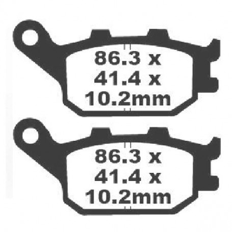 PLAQUETTES DE FREIN KEVLAR HQ  SUZUKI / YAMAHA / KAWASAKI / HONDA