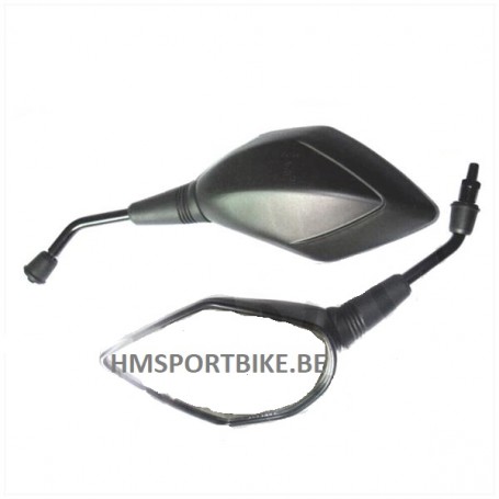 RETROVISEURS GAUCHE ET DROIT NOIR M10 x 1.25