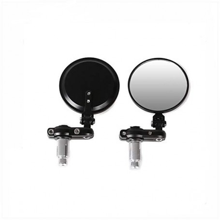 RETROVISEUR EMBOUT DE GUIDON CHROME ROND POSITIONNABLE SKYTEAM ZHENHUA