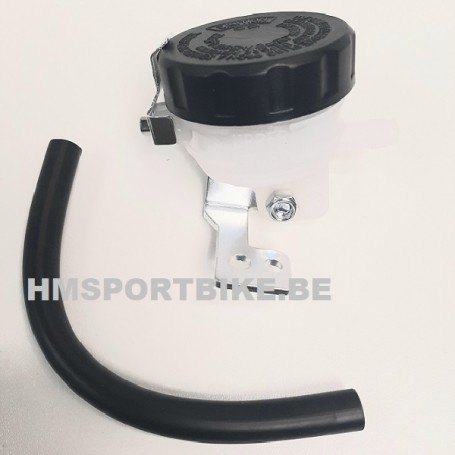 GODETS FREIN PLASTIC SUPPORT ALU SILVER MOTO SCOOTER CAFE RACER DAX MONKEY SKYTEAM CITY