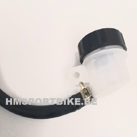 GODETS FREIN PLASTIC BLANC MOTO SCOOTER CAFE RACER DAX MONKEY SKYTEAM CITY