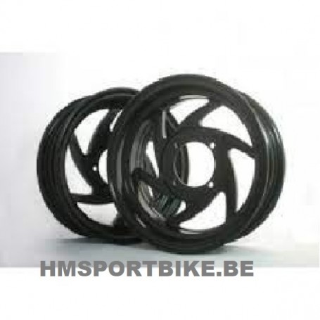 JANTES ALU CNC TUBLESS SWIRL NOIR 10 POUCES DAX BEATI JINCHENG SKYTEAM