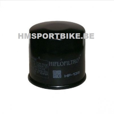 FILTRE A HUILE HIFILTRO HF138 SUZUKI CAGIVA KYMCO KAWASAKI BIMOTA