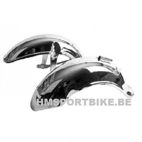 GARDE BOUE AVANT ET ARRIERE CHROME ALLEMAND GERMANY DAX CHALY