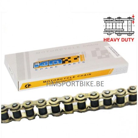 CHAINE IGM 428 134 L GOLD DIRTBIKE QUAD ENFANT  MOTO CHINOISE