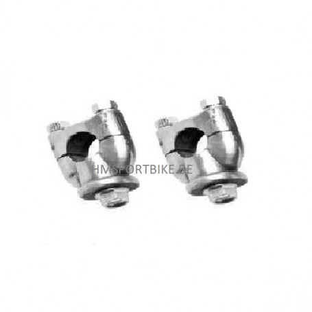 PONTET DE GUIDON ALU SILVER 50 MM DAX MONKEY SKYTEAM MOTO