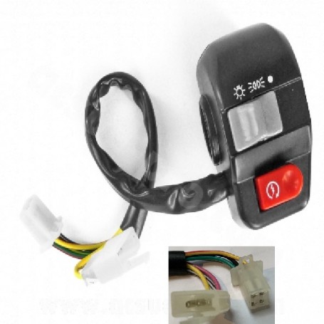 COMMODO DROIT COMPLET ROMA 3 10P  12P ( MOTEUR 2T  4T ) EURO 2 ALLUMAGE MANUEL DES FEUX