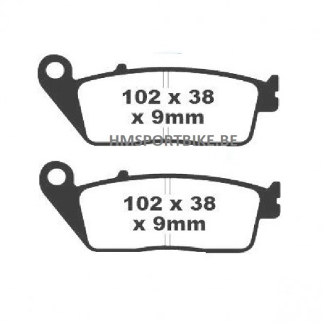 PLAQUETTES DE FREIN KEVLAR BQ BMW DAELIM ITALJET KAWASAKI KYMCO G-DINK PEOPLE