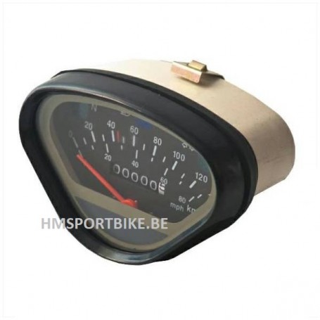 COMPTEUR NOIR FOND NOIR 140 KMH DAX SKYTEAM TNT CITY ZHENHUA JINCHENG SPIGAOU