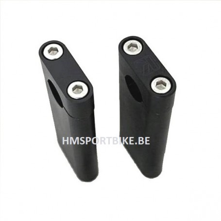 PONTET DE GUIDON ALU CNC NOIR 50 MM DAX MONKEY SKYTEAM MOTO