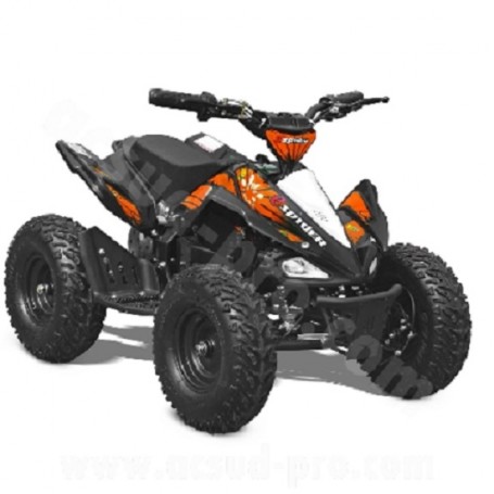 QUAD ELECTRIQUE E-SPIDER TNT 36V 13AH NOIR/ ORANGE NON HOMOLOGUE - VEHICULE GARANTIE 3 MOIS*