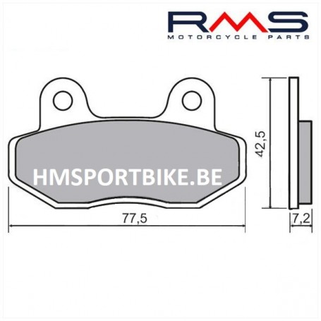 PLAQUETTES DE FREIN GTS SIROCCO NECO ALEXONE ARR. 125 PEUGEOT SPEEDFIGHT 3 / 4 HONDA NSR  MBX HYOSUNG GENERIC TNT DIXON