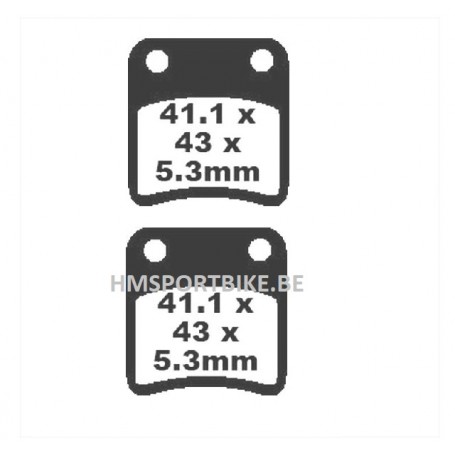 PLAQUETTES DE FREIN KEVLAR APRILIA / BMW / GILERA / HONDA / KYMCO / PIAGGIO