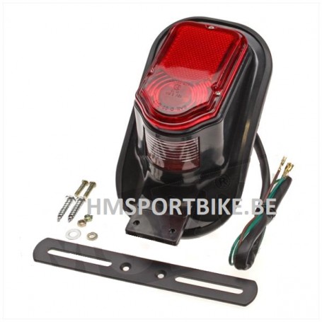 FEU ARRIERE CUSTOM CHOPPER RETRO NOIR