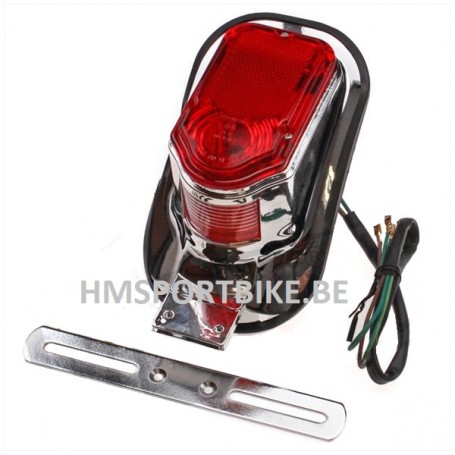 FEU ARRIERE CUSTOM CHOPPER RETRO CHROME