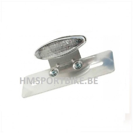 FEU ARRIERE LED CAT EYE CHROME CAFE RACER MOTO DAX ZHENHUA TNT CITY SKYTEAM JINCHENG BULLIT HERITAGE