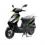 SCOOTER TNT ROMA 3 4 TEMPS 49cc 10" NOIR BRILLANT / VERT EURO 5 Classe B