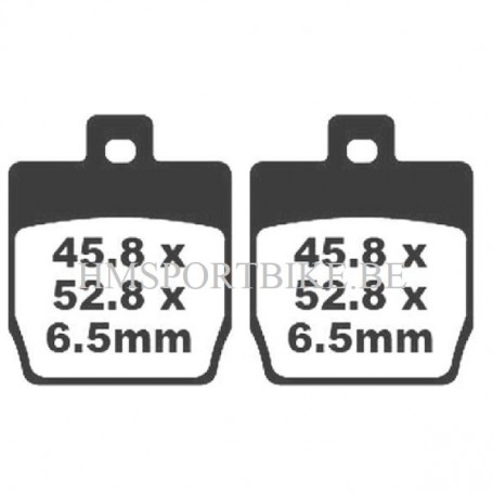 PLAQUETTES DE FREIN KEVLAR BQ MBK / YAMAHA / STUNT / NITRO