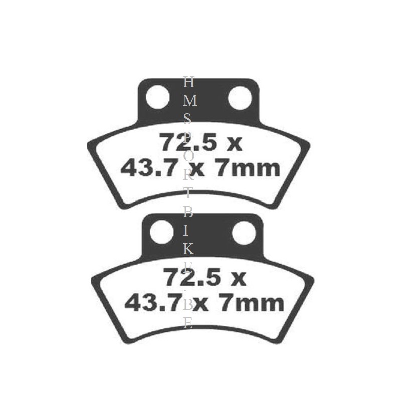 Plaquettes De Frein CD-F035 - Compatibles Avec PGO BR-200, BR-250, 300 RS Quad Et Autres Modèles