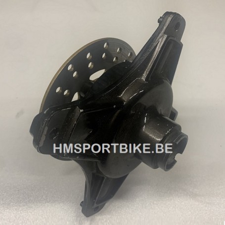 MOYEU AVANT NOIR OCCASION TYPE DAX AVEC DISQUE DE FREIN 10MM