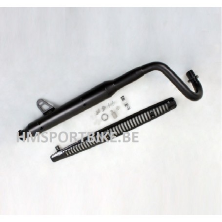 ECHAPPEMENT 4T CARBONE PERFORMANCE NOIR SKYTEAM DAX ZHENHUA DAYTONA ZONGSHEN YX DE 125cc A 212cc