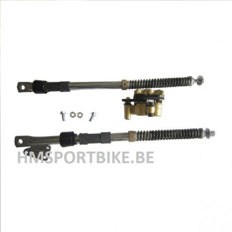 TUBES CANONS DE FOURCHE MECANIQUE AVEC ETRIER FREIN A DISQUE HONDA DAX CHALY ST CT 50 70