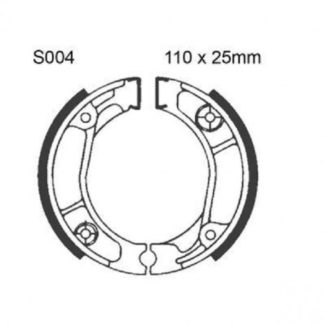 PATINS DE FREIN HONDA 110 X 25mm