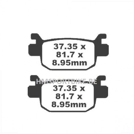 PLAQUETTES DE FREIN KEVLAR HONDA