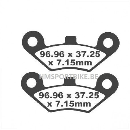 PLAQUETTES DE FREIN KEVLAR