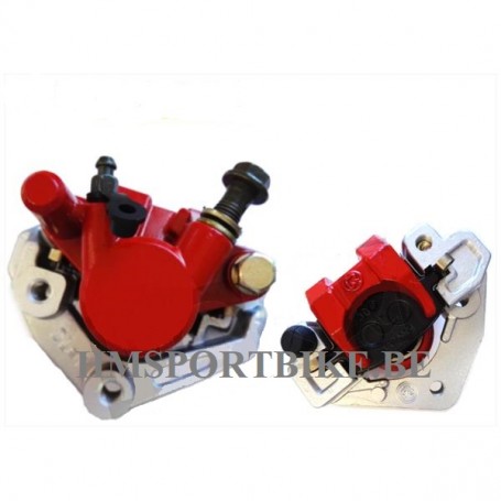 ETRIER MACHOIRE DE FREIN ROUGE PGO / BAOTIAN / ADLY / SKYTEAM / ZHENHUA / PEUGEOT V-CLIC / ROMA / NECO