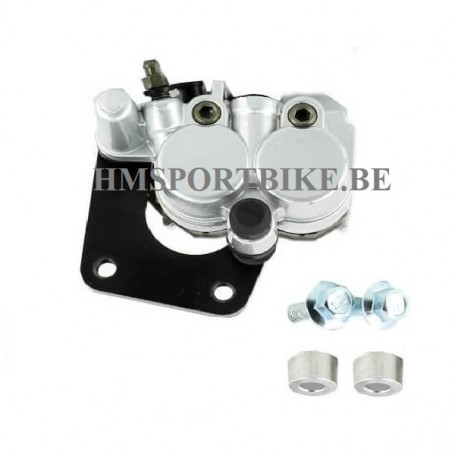 ETRIER MACHOIRE DE FREIN DOUBLE PISTONS ADAPT. FOURCHES ORIGINE DAX SKYTEAM / ZHENHUA / JINCHENG / TNT