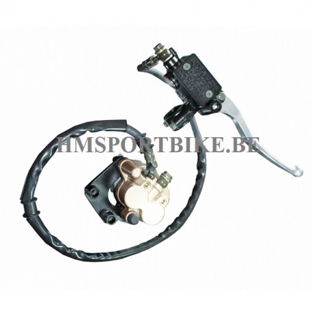 KIT ETRIER MAITRE CYLINDRE FREIN DOUBLE PISTONS COMPLET DAX SKYTEAM / ZHENHUA / JINCHENG / BEATI / TNT CITY / SPIGAOU