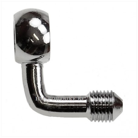 BANJO A VISSER 90° POUR DURITE FREIN ET EMBRAYAGE TYPE AVIATION