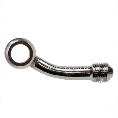 BANJO A VISSER PLAT 25° POUR DURITE FREIN ET EMBRAYAGE TYPE AVIATION