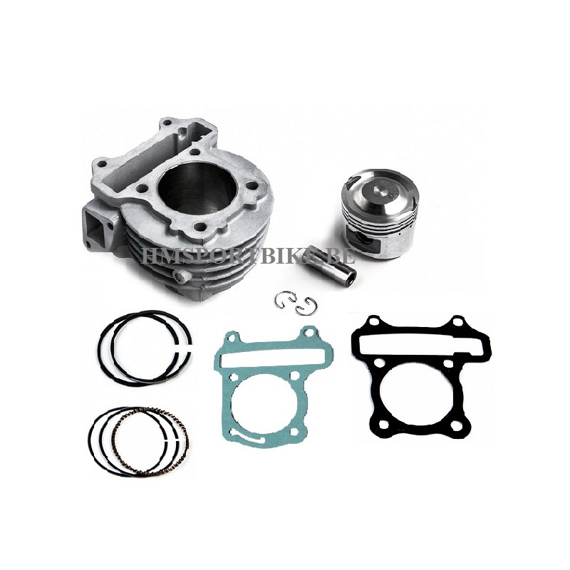  Jeu de segments de piston, kit de segments de piston de 39 mm  en acier à ressort professionnel universel pour GY6 50CC moteur horizontal  scooter ATV cyclomoteur moto