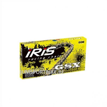 CHAINE IRIS RENFORCEE 420 136 L GOLD TYPE DAX MONKEY SKYTEAM ZHENHUA MOTO