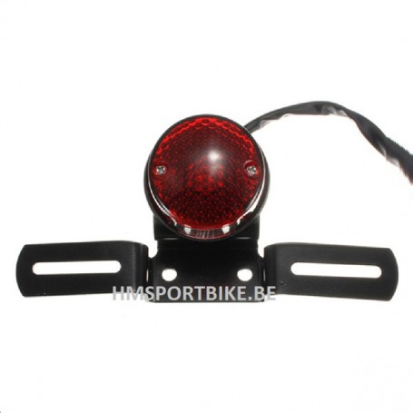 FEU ARRIERE ROUGE ROND AMPOULE AVEC PLATINE DAX SKYTEAM MOTO SCOOTER