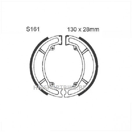 PATINS DE FREIN SYM ORBIT 125  130 X 28MM