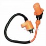 BOBINE ALLUMAGE HAUTE TENSION ORANGE 12V GY6  SCOOTER 4 TEMPS EURO2 / 3