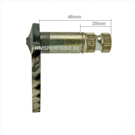 AXE DE KICK GY6 46 - 20 MM DIAMETRE 13MM KYMCO AGILITY