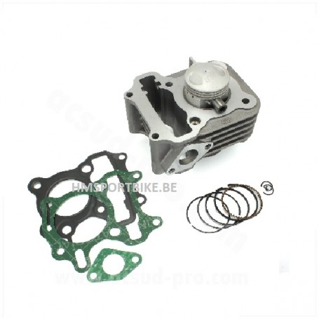 CYLINDRE PISTON SEGMENTS  GY6 42MM 63cc CARENZI 4TEMPS KYMCO / PEUGEOT / BEELINE / BAOTIAN / NECO / ROMA / GTS