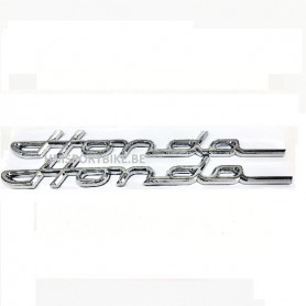 STICKERS BADGE DE POUTRE TYPE HONDA S800 CHROME