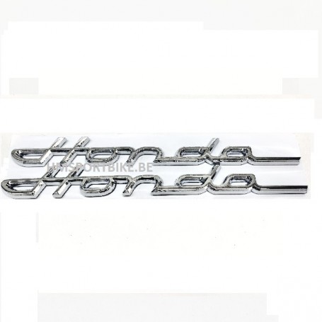 STICKERS BADGE DE POUTRE TYPE HONDA S800 CHROME