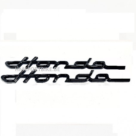 STICKERS BADGE DE POUTRE TYPE HONDA S800 NOIR