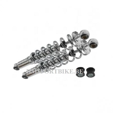 AMORTISSEURS CHROME 330MM DAX / SKYTEAM / ZHENHUA / JINCHENG / BULLIT / BRIXTON
